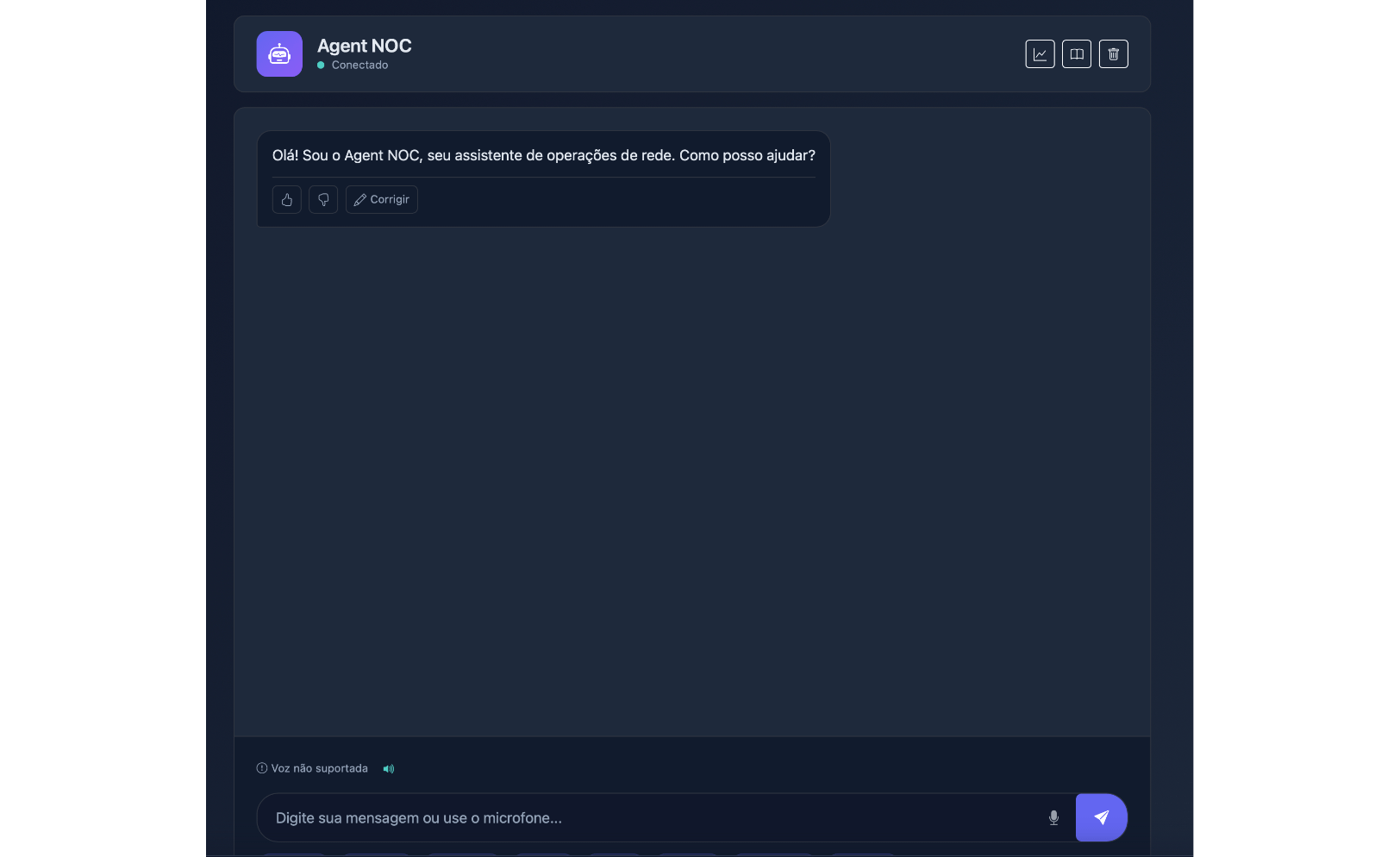 Agent NOC com Inteligência Artificial